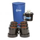 IWS Flood and Drain Remote System 6 POT inkl. Flextank 100l